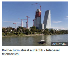 Grusige Roche-Türme in Basel - KEIN
Aufwindschacht für eigene Stromproduktion
vorhanden Grusige Roche-Türme in Basel -
KEIN Aufwindschacht für eigene Stromproduktion
vorhanden