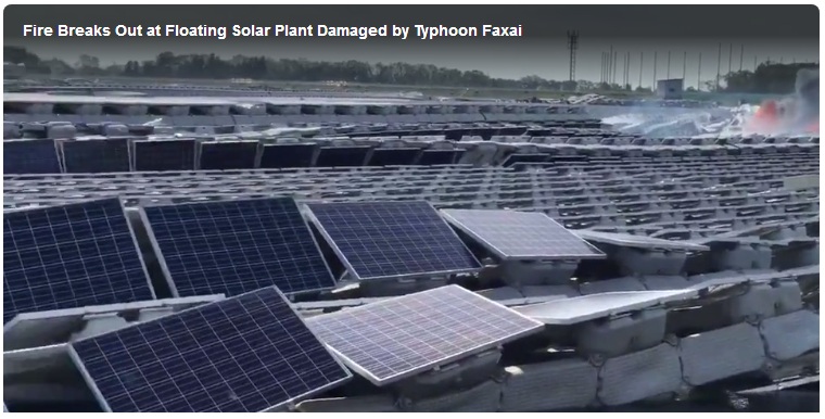 Japan: Sturm
zerstört Solarpark auf dem Meer Japan: Sturm
zerstört Solarpark auf dem Meer