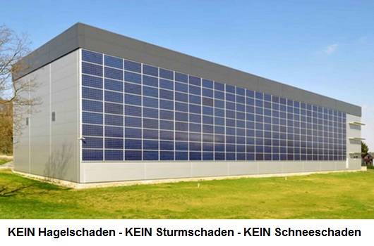 Solaranlage an einer
Südwand in der Schweiz Solaranlage an einer
Südwand in der Schweiz