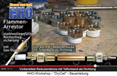 Reduzierstücke sind mit Teflonband als
Dichtung vorbereitet Reduzierstücke sind mit
Teflonband als Dichtung vorbereitet