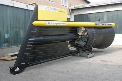 Stromboje, Str�mungsboje vor dem Transport