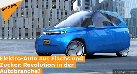 Das Flachs-Auto "Noah" aus Holland