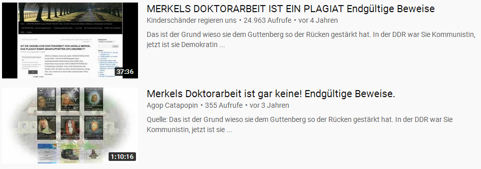El doctorado de la cancillera Merkel es FALSO
- 2 vídeos con pruebas El doctorado de la
cancillera Merkel es FALSO - 2 vídeos con pruebas