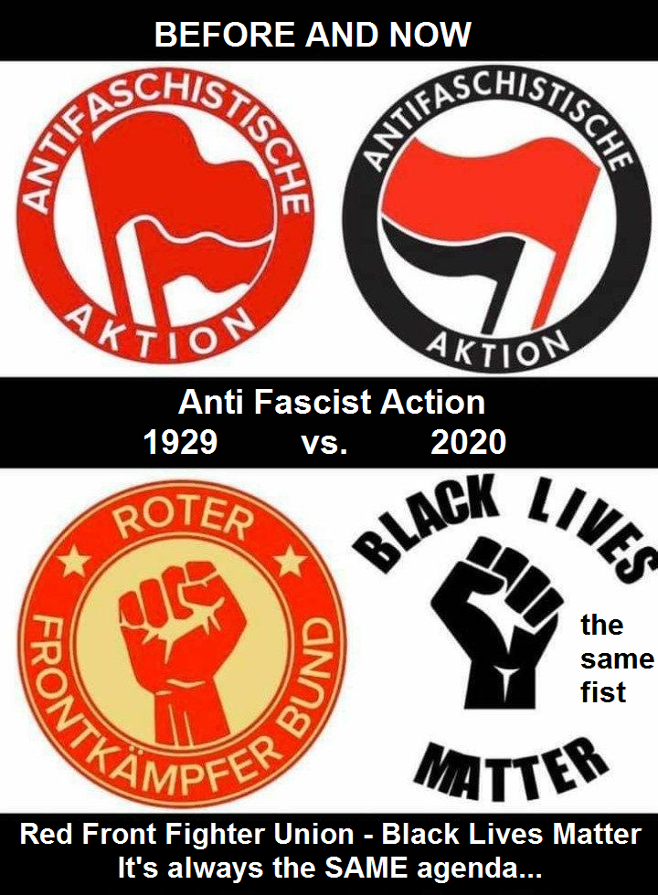 Criminal Antifa = criminal "Black
Lives Matter" Criminal Antifa =
criminal "Black Lives Matter"
