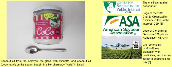 Criminal pharma and soy
                              bean association fighting coconut oil