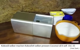 El
                    molino de aceite con coco rallado