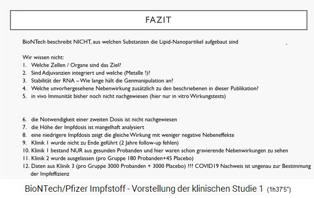 Dr.
                              Vanessa Schmidt, Zellbiologin, das Fazit
                              mit der Fragenliste