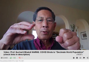 Dr. Bhakdi
              explains a NORMAL vaccine (theory): An intruder is stopped
              by an antibody 01