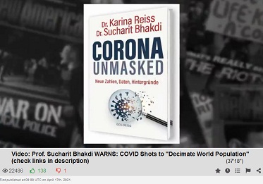 Book by
                Dr. Bhakdi: Corona Unmasked