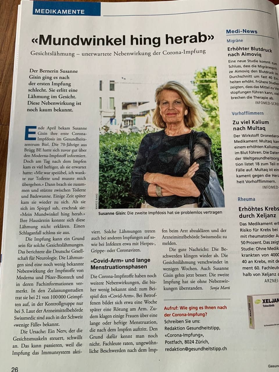 Artikel: Mundwinkel hing herab Artikel: Mundwinkel hing herab