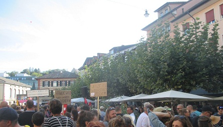 Demo Winterthur 18.9.2021: Die
                    �bersicht rechte Seite