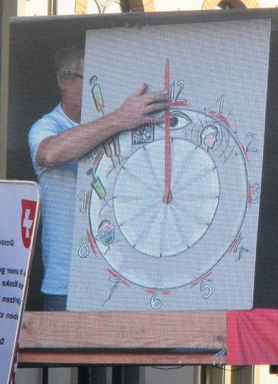 Demo Winterthur 18.9.2021: Die Impfuhr zeigt
12 Uhr an! Die Versklavung ist schon da! Demo
Winterthur 18.9.2021: Die Impfuhr zeigt 12 Uhr an!
Die Versklavung ist schon da!