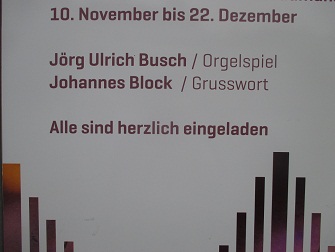 Fraum�nster Z�rich: Orgelspiel am Morgen:
                      Alle sind herzlich eingeladen, Zoom