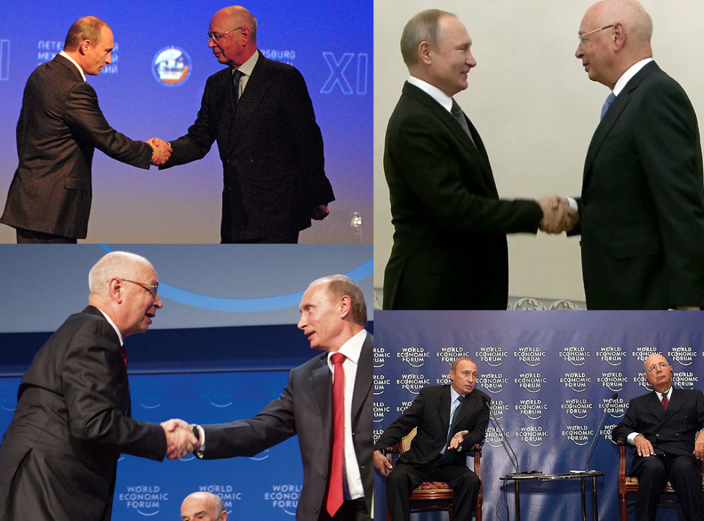 Putin mit dem Nazi-Rothschild Schwab Putin mit dem Nazi-Rothschild Schwab