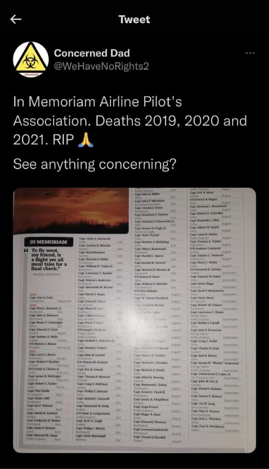 GENimpfmorde Piloten 8.12.2021: Sie
                  sterben wie die Fliegen