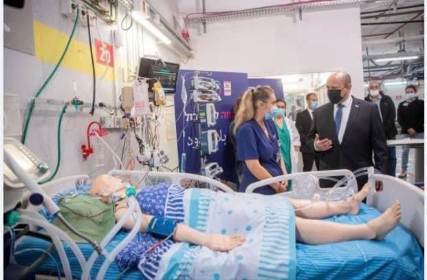 2G-Fascho-Israel 9.1.2022: Spitaldesaster
mit "beatmeten" Puppen in den Betten 2G-Fascho-Israel 9.1.2022: Spitaldesaster
mit "beatmeten" Puppen in den Betten