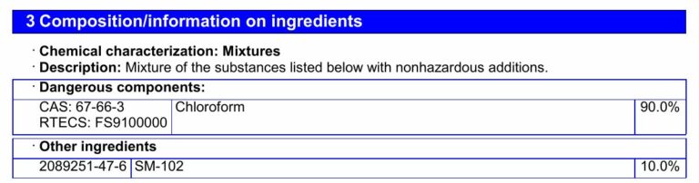 Giftiger
                          Inhaltsstoff SM-102 bei der Todesspritze von
                          Moderna Foto 4