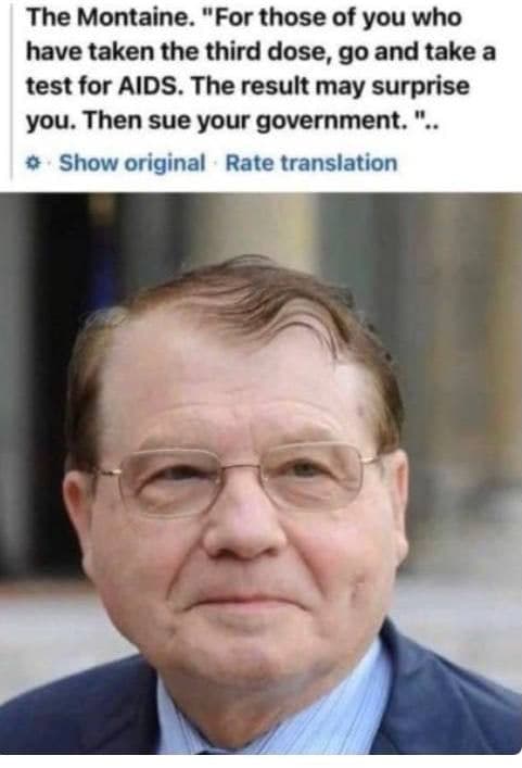 Blutschaden
                30.1.2022: Warnung von Montaignier: 3x GENgeimpfte sind
                wie AIDS