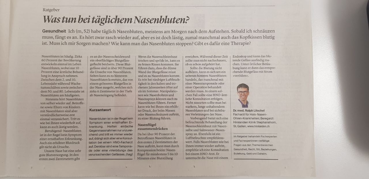 SCHLANGENGIFTimpfschaden Schweiz 24.5.2022:
Nasenbluten scheint verbreitet: Luzerner Zeitung: Was
tun bei täglichem Nasenbluten? SCHLANGENGIFTimpfschaden Schweiz 24.5.2022:
Nasenbluten scheint verbreitet: Luzerner Zeitung: Was
tun bei täglichem Nasenbluten?