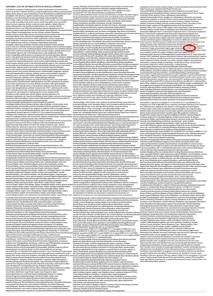 Pfizer-Nebenwirkungen 6.11.2022: Die Liste