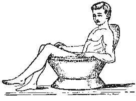 Ein Sitzbad hat viele
                                      positive Wirkungen