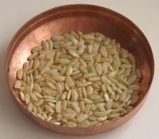 Arroz integral, una parte para el ba�o
                            de belleza