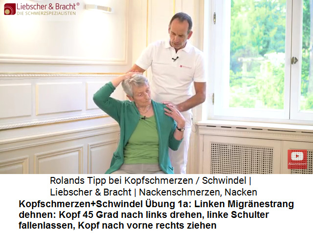 Kopfschmerzen Video 3
                      �bung 1a: Den linken Migr�nestrang dehnen