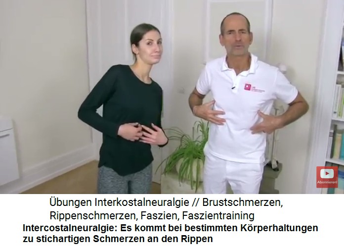 Intercostalneuralgie ist
                      keine Nervenentz�ndung, sondern das sind stechende
                      Schmerzen bei gewissen K�rperhaltungen an den
                      Rippen, verursacht durch das verkrampfte
                      Zwerchfell