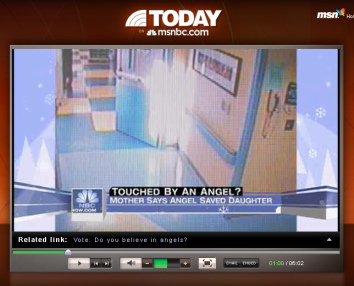 Engel-Lichtgestalt in North Carolina vom 29.12.2008
              im Spital der todkranken 14-J�hrigen Chelsea Banton (02)