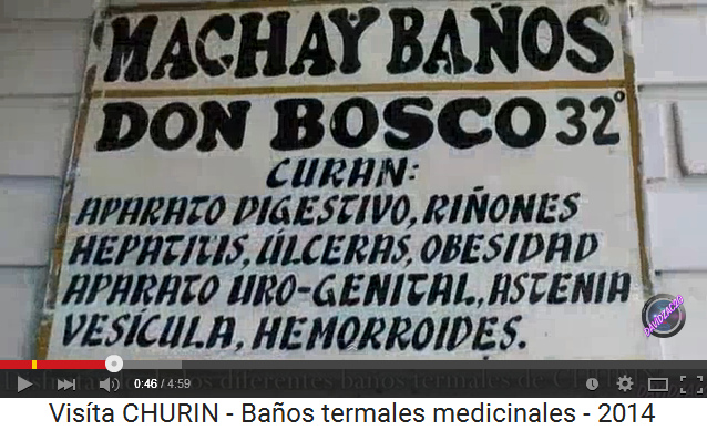 El baño termal de
Churín, la indicación de las curaciones El baño termal de Churín, la
indicación de las curaciones