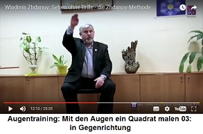 Augentraining: Mit den Augen ein
                              Quadrat malen 03: In Gegenrichtung