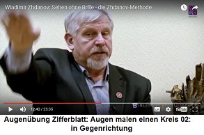 Augentraining: Augen�bung
                              "Zifferblatt", mit den Augen
                              einen Kreis malen 02 in Gegenrichtung