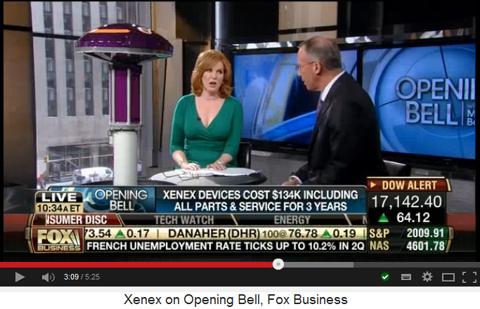 Xenex UV light
                            disinfector has come out