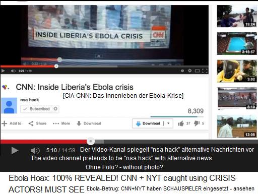 Video-Kanal
"nsa hack" ohne Foto -
wahrscheinlich vom CIA Video-Kanal
"nsa hack" ohne Foto -
wahrscheinlich vom CIA