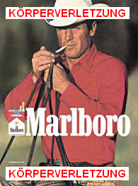 Zigarettenwerbung ist
                          Werbung zur K�rperverletzung!