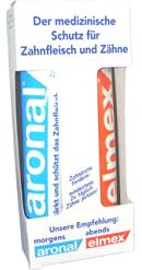 Elmex y Aronal por
                        partida doble, eso es una prevenci�n bien
                        probada contra caries y contra dientes sensibles
                        en Europa, pero en los "pa�ses
                        subdesarrollados" como en el Per� no
                        existen esas dos cremas dentales! [6]