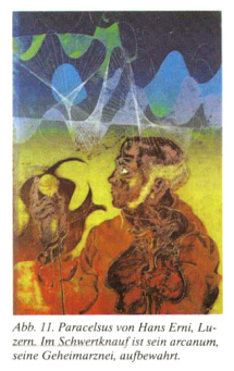 Paracelsus: Profil von Hans Erni,
20.Jh. Paracelsus: Profil von Hans Erni,
20.Jh.