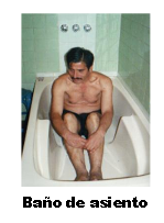 Baño
de asiento Baño de asiento