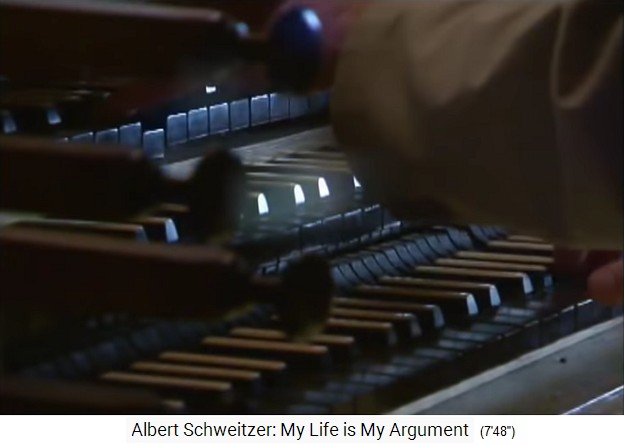 Orgelspiel von Albert Schweitzer an der
grossen Orgel in der Jesus-Fantasie-Kirche St.
Stephan in Mülhausen im Elsass Orgelspiel von
Albert Schweitzer an der grossen Orgel in der
Jesus-Fantasie-Kirche St. Stephan in Mülhausen im
Elsass