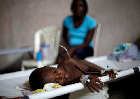 Cholera victim in Nigeria, Africa Cholera
victim in Nigeria, Africa