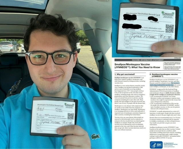 19.8.2022: Der Affenpocken-Impfausweis hat 4
Zeilen - mit 4 Impfungen werden alle hinüber sein 19.8.2022: Der Affenpocken-Impfausweis hat 4
Zeilen - mit 4 Impfungen werden alle hinüber sein