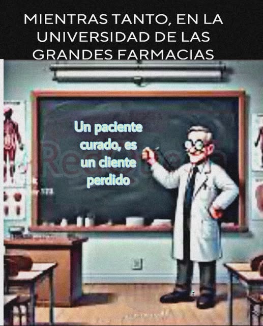 Die Pharma ist wie ein Krebsgeschwür am
20.1.2025: will nicht heilen, sondern immer mehr
schädigen: An den Universitäten wird gelehrt: Ein
geheilter Patient ist ein verlorener Patient Die Pharma ist wie ein Krebsgeschwür am
20.1.2025: will nicht heilen, sondern immer mehr
schädigen: An den Universitäten wird gelehrt: Ein
geheilter Patient ist ein verlorener Patient