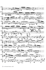 Bach: concert for violin a minor,
first part, violin tutti part (page 2) Bach: concert for violin a minor,
first part, violin tutti part (page 2)