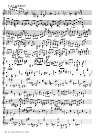 Bach: concert for
violin a minor, third part (Allegro
assai), violin tutti part (page 6) Bach: concert for violin a minor,
third part (Allegro assai), violin tutti
part (page 6)