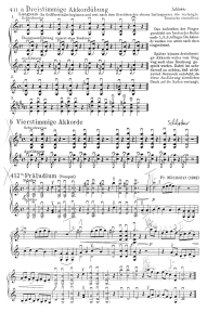 Seite 28: Dreistimmige und vierstimmige
                            Akkorde mit Anleitung zur Ausf�hrung mit
                            Vorschlag (Schloder), Pr�ludium mit
                            dreistimmigen und vierstimmigen Akkorden
                            (M�hlh�lzl)