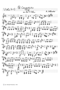 Alberto: Tango "Compadrito"
                          ("Mein Freund"), Violine 4 und 5