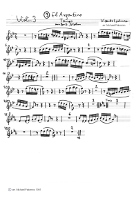 Loduca: Tango "El Argentino"
                          ("Argentinischer Tango"), Violinen
                          3