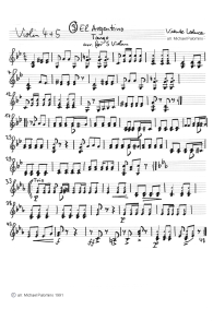 Loduca: Tango "El Argentino"
                          ("Argentinischer Tango"), Violinen 4
                          und 5
