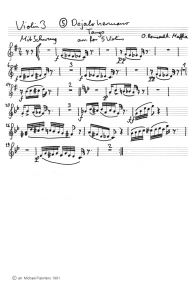 Roma / Maffia: Tango "Dejalo
                          hermano" ("Lass es sein, mein
                          Bruder"), Violine 3