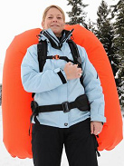 Lawinen-Airbag von vorn gesehen Lawinen-Airbag von vorn gesehen